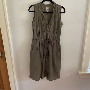 Anthropologie Go by Gosilk Dress - Army Green - size XS